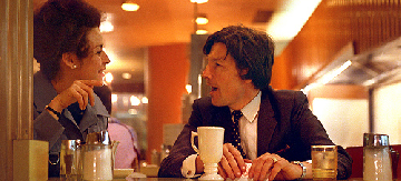 conversación sobre el café