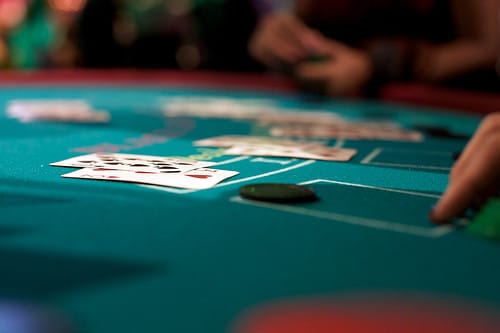 blackjack table