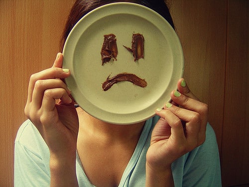 sad face on plate A number of you are planning to travel the world one day, 