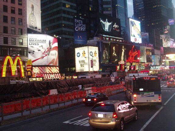 cab on broadway