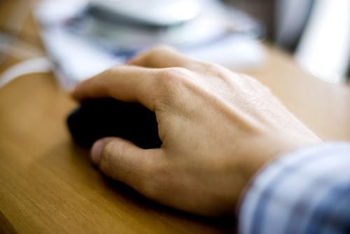 clicking mouse
