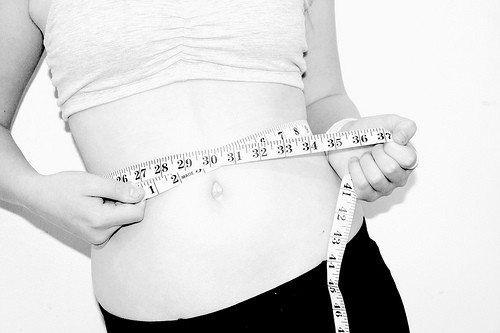 measuring  waistline